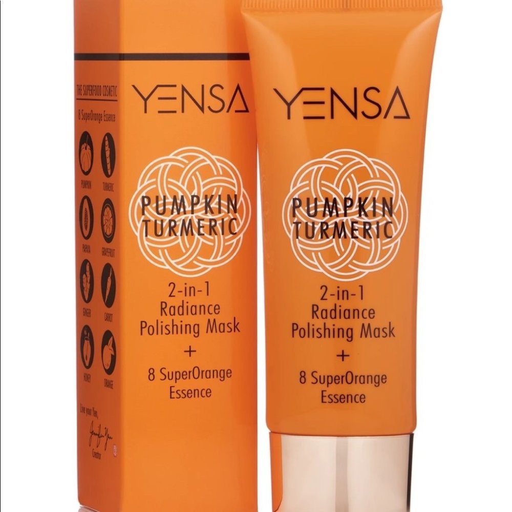 Yensa Beauty Pumpkin Turmeric 2-in-1 Radiance Polishing Mask
